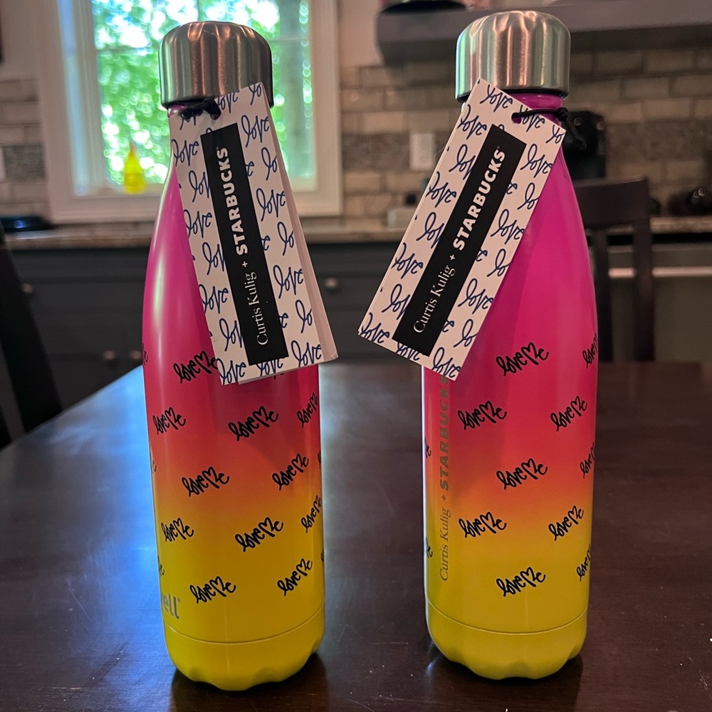 Curtis King x Starbucks Love Swell Water Bottles